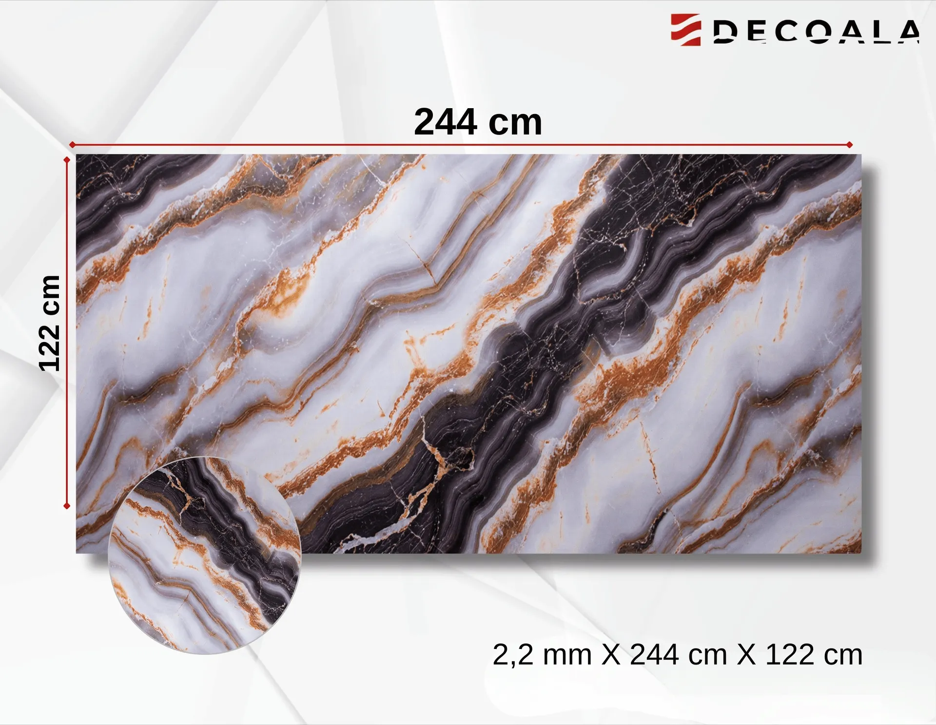 Antik Gold PVC Duvar Paneli (DM-325) görseli 1