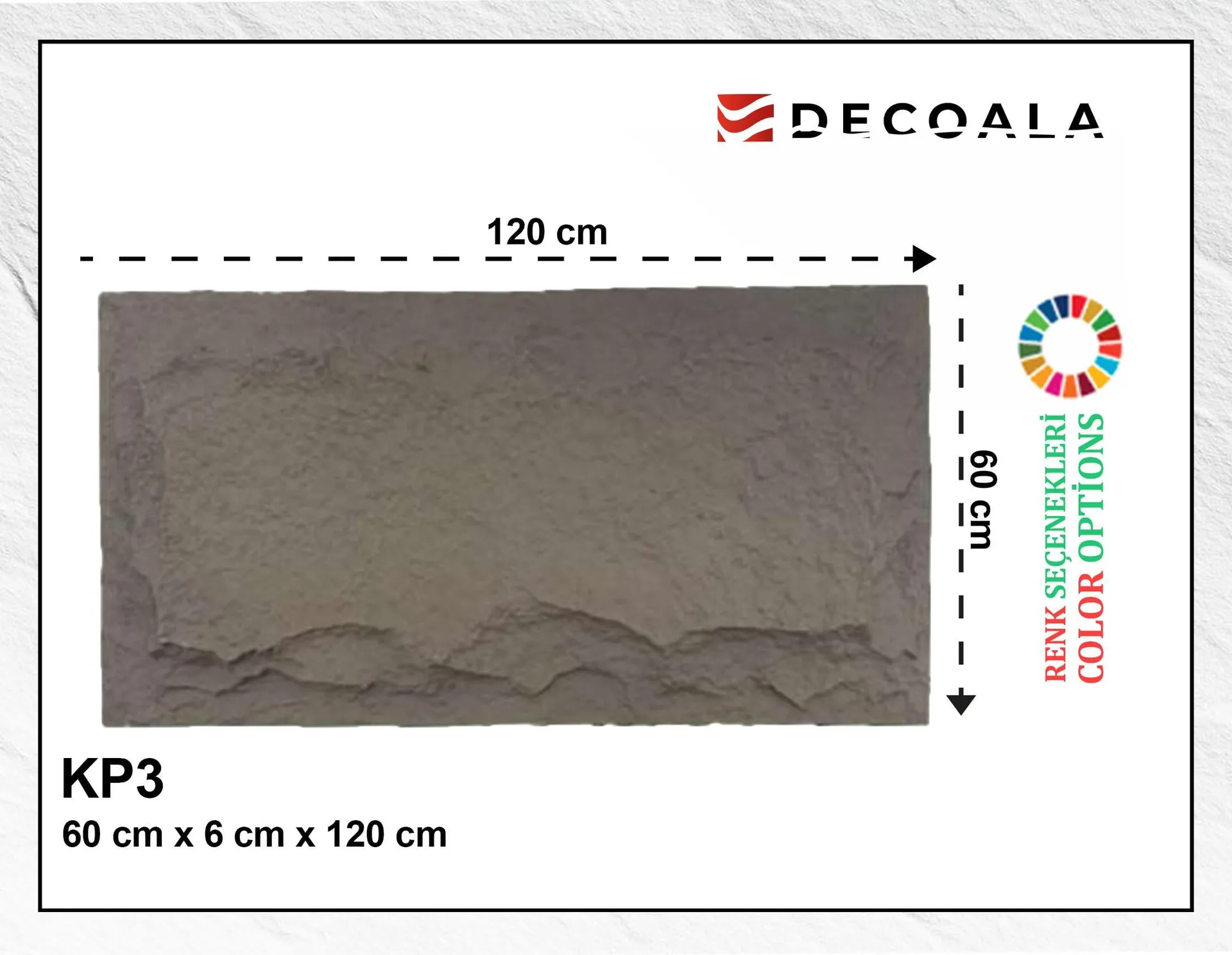 DARK GREY KAYA GÖRÜNÜMLÜ POLİÜRETAN PANEL görseli 1