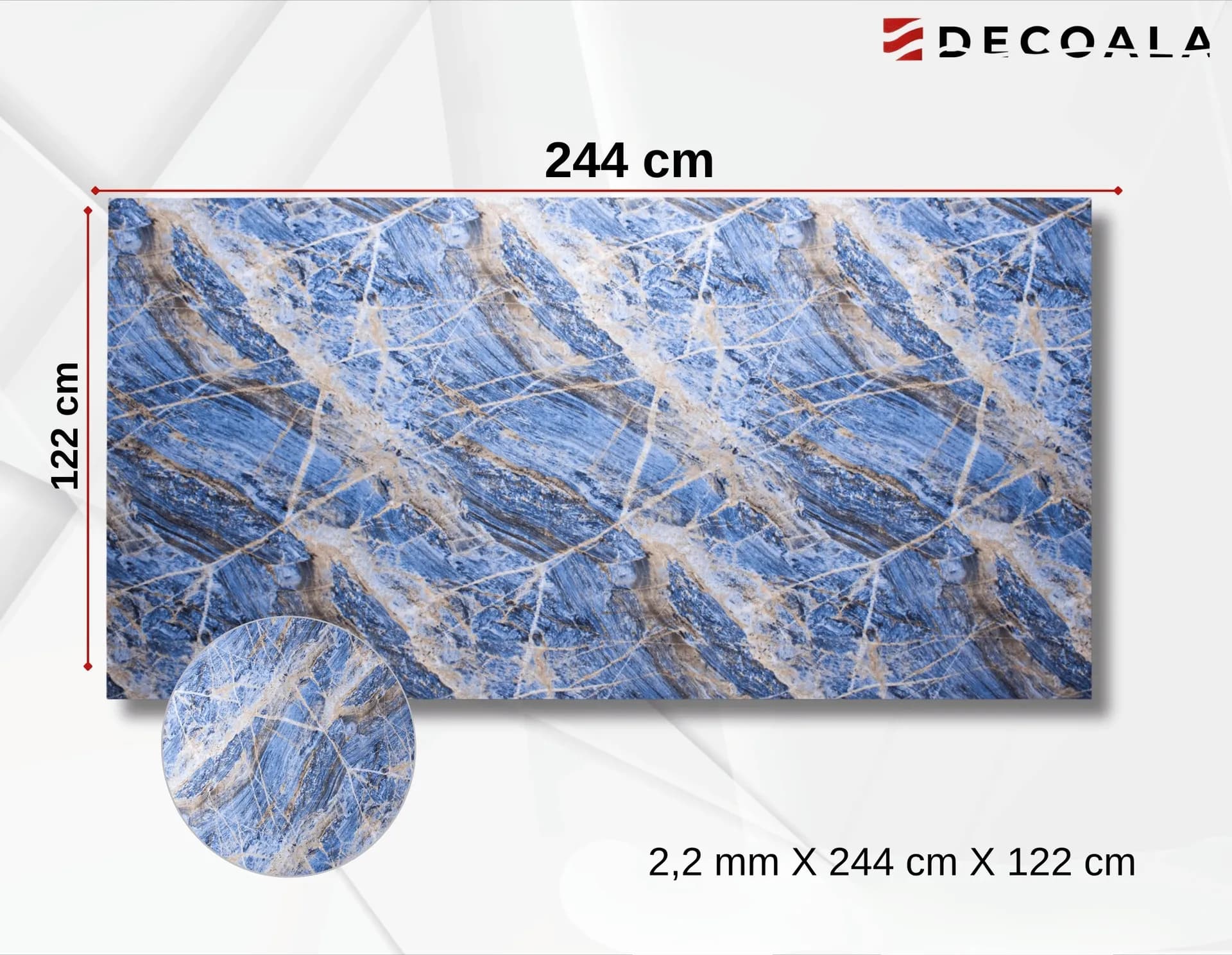 Onyx Blue PVC Duvar Paneli (DM-335) görseli 1