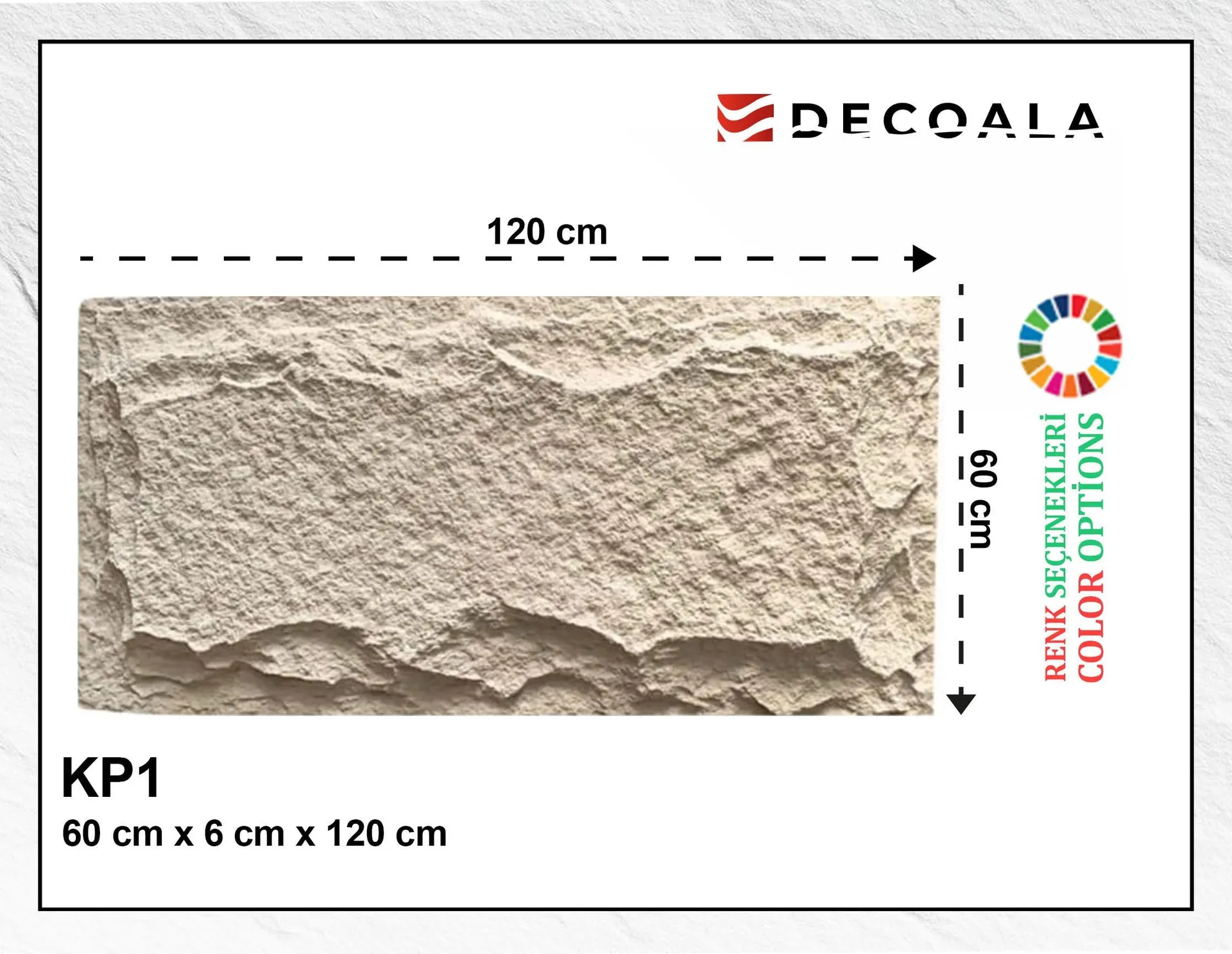 SANDSTONE KAYA GÖRÜNÜMLÜ POLİÜRETAN PANEL görseli 1