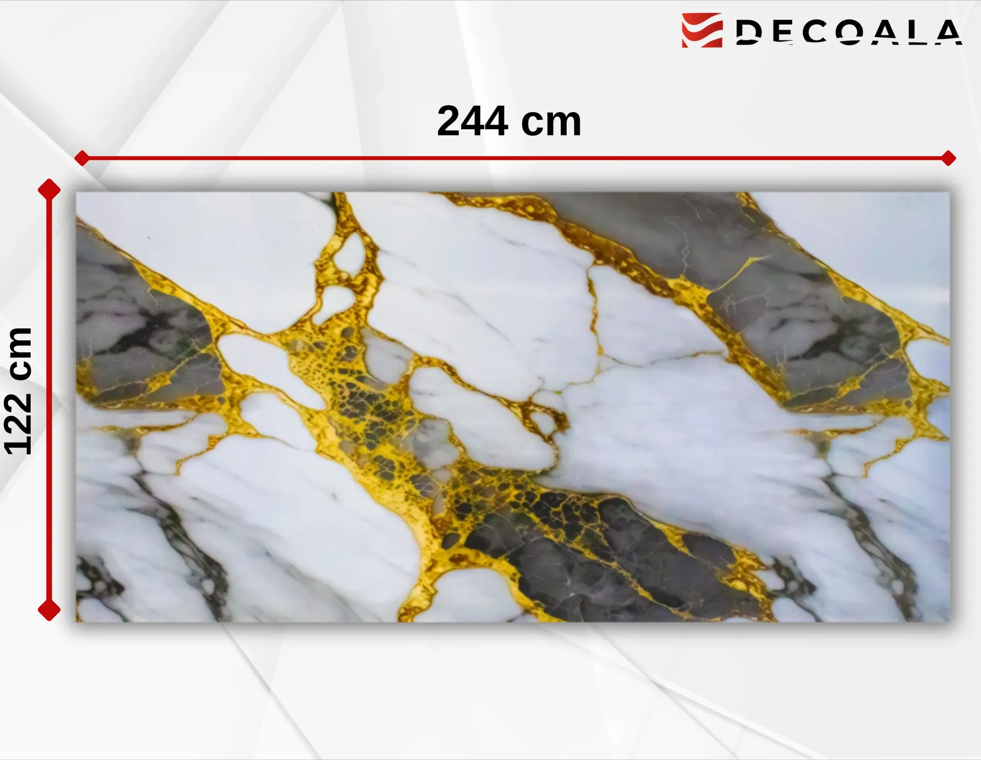 Volcano Gold Grey PVC Duvar Paneli (DM-28-885E) görseli 3