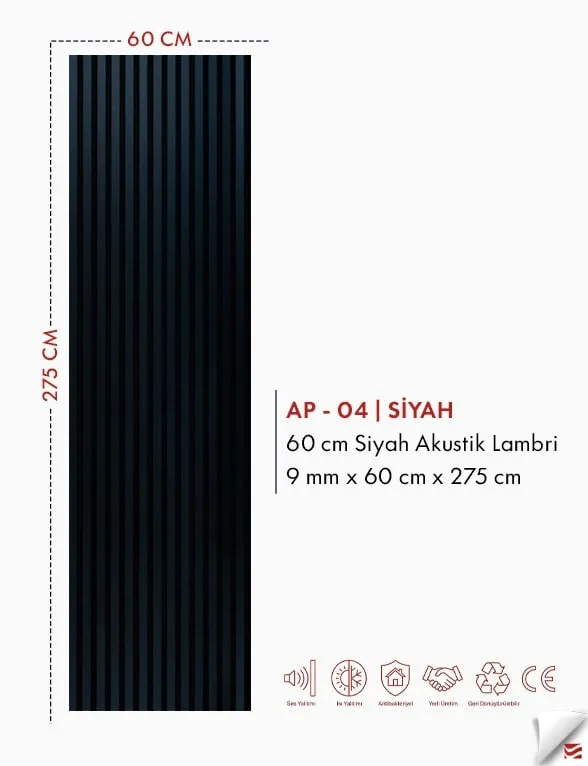60cm Akustik Panel + Silikon Hediye görseli 4