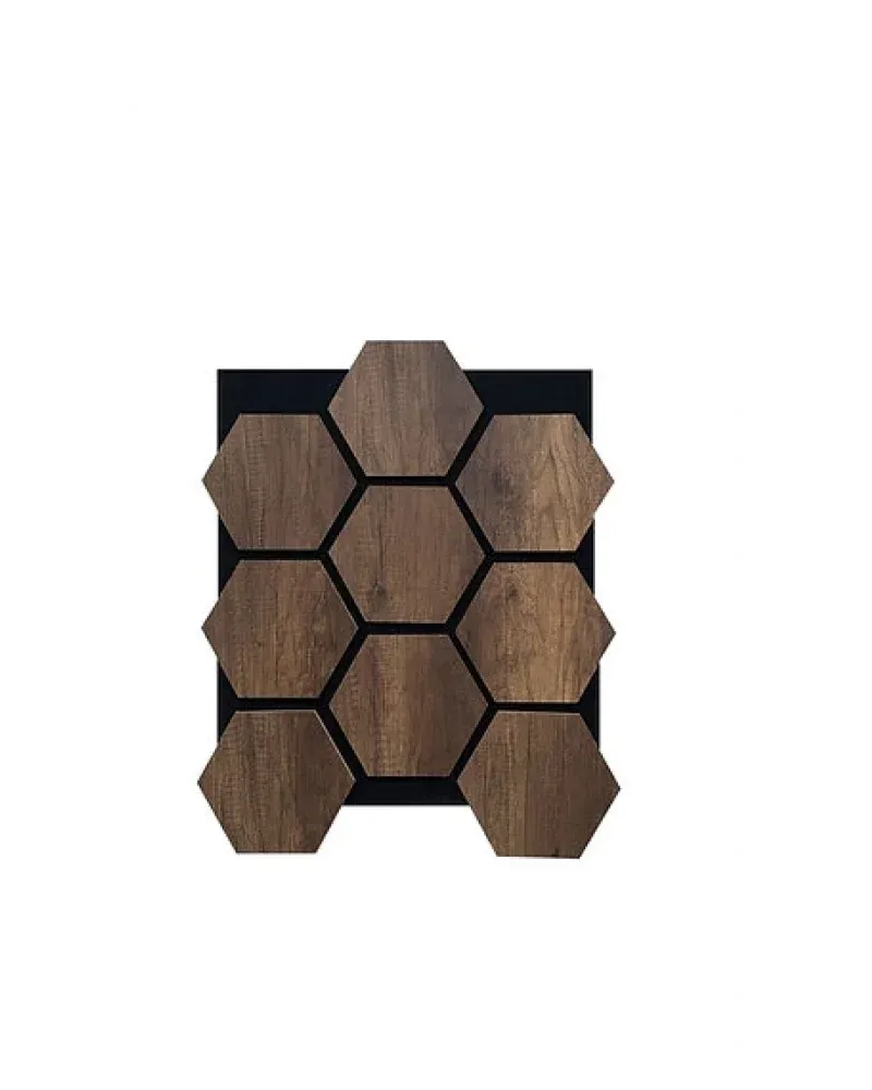 Hexagon Altıgen Mdf Akustik Duvar Paneli 65×80 CM Hamilton görseli 1
