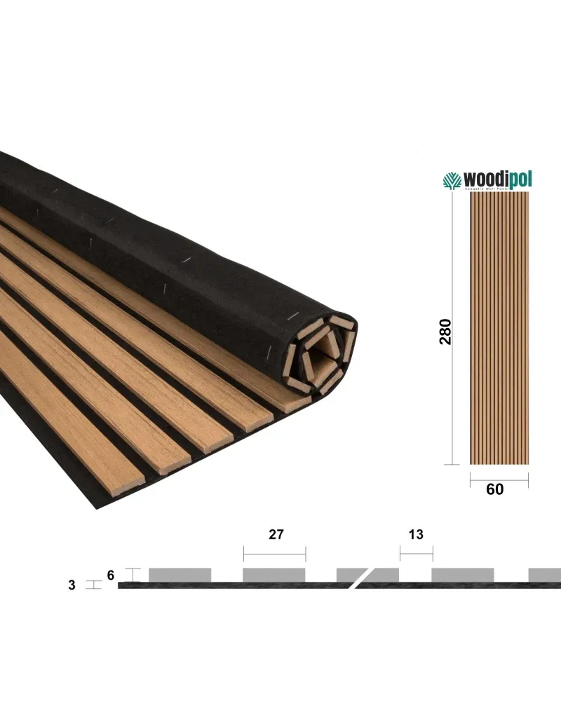 Woodipol Amazon Teak 60*280 cm görseli 1