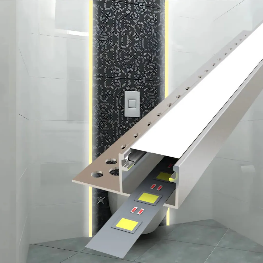 Tek Kanatlı Ters Trimless LED Profili görseli 1