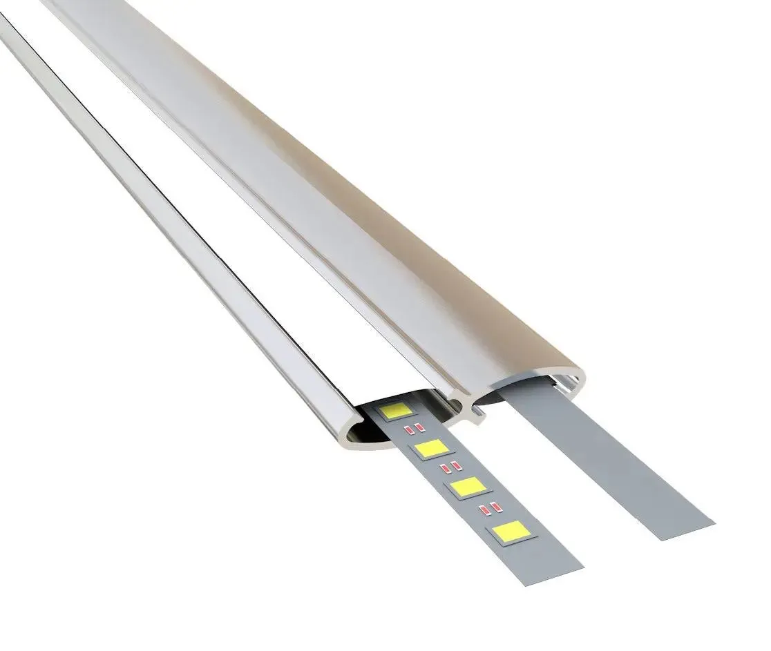 12X38 ÇİFT KANALLI AVİZE LED PROFİLİ görseli 1