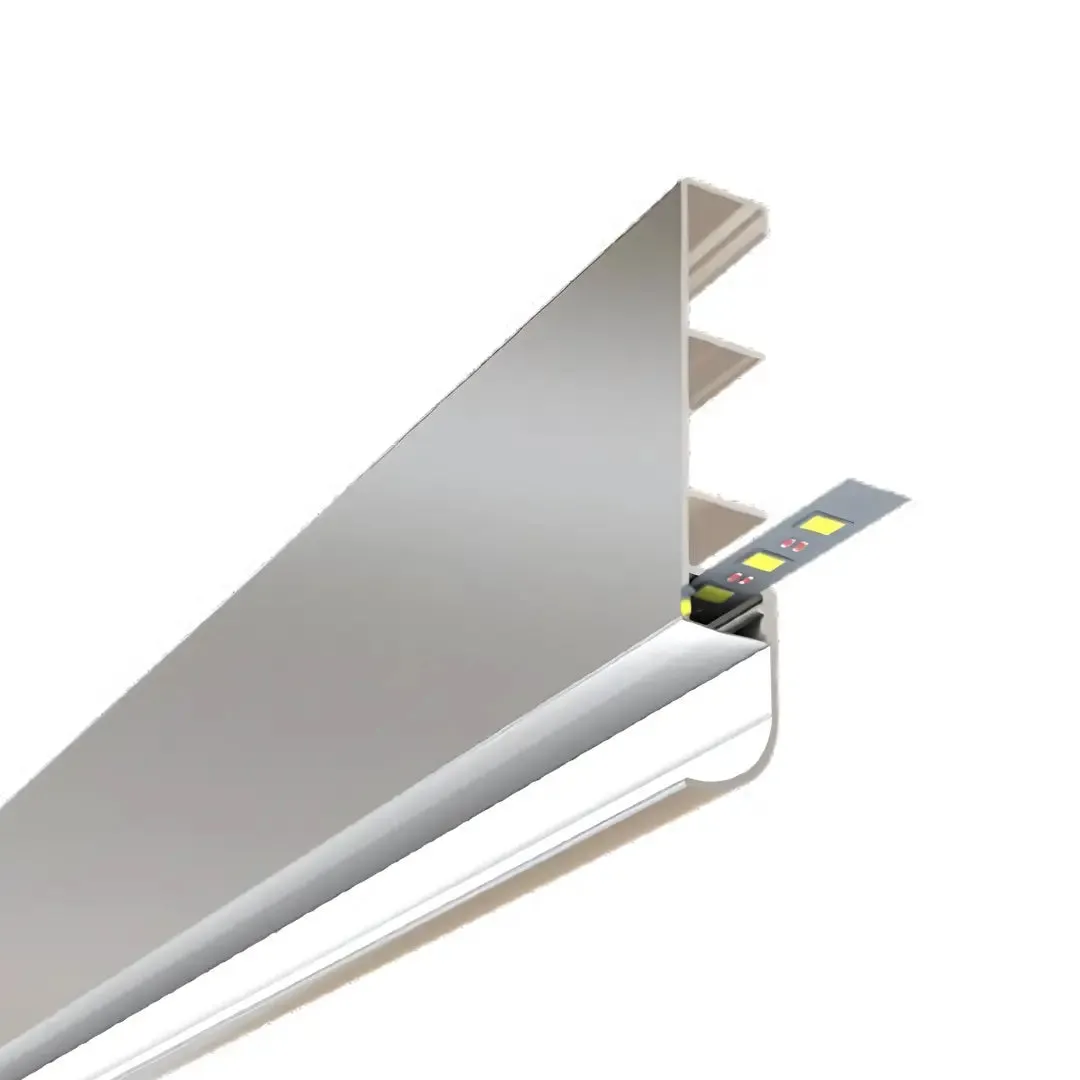 Altı Oval LED'li Süpürgelik Profili görseli 2