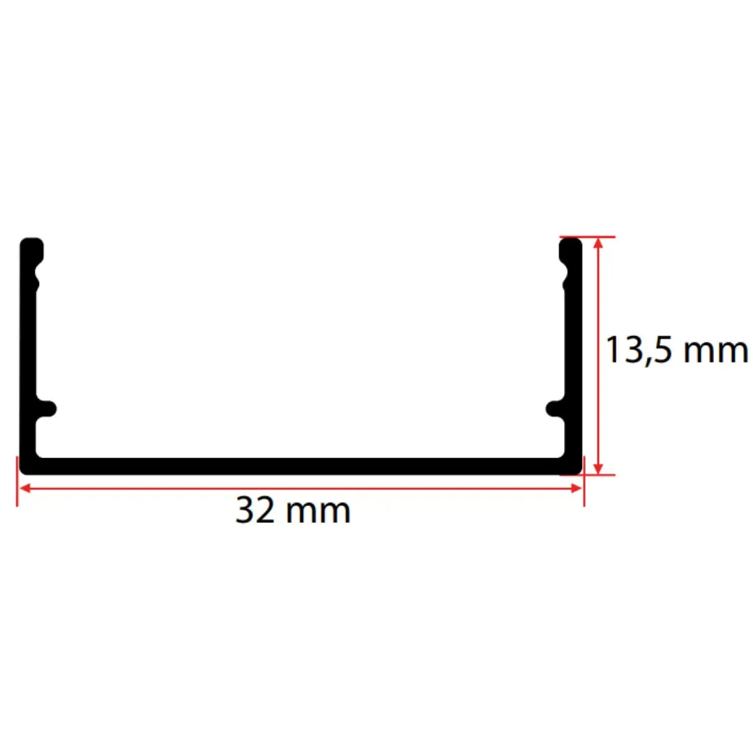32MM Kanal LED Profili görseli 3
