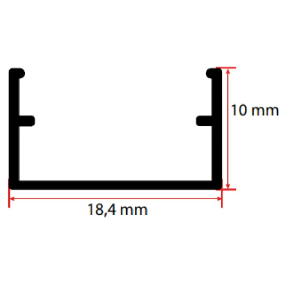 10X18 Kanal LED Profili görseli 3