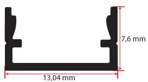 7X13 Kanal LED Profili görseli 3