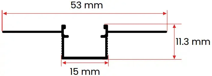 1.5CM Esnek Trimless LED Profili görseli 6